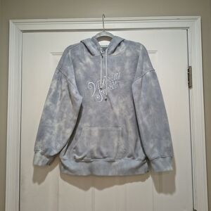 Victoria Secret Light Blue Hoodie Size Large